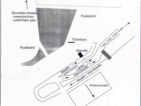 Kartta l&auml;ht&ouml;- ja maalialueista.